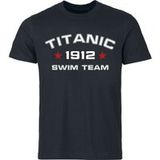 Titanic Titanic Swim Team T-shirt - Mannen - Zwart