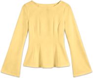 VERO MODA Shirt 'SMILLA' Geel