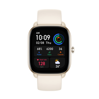 Amazfit GTS 4 Mini Smartwatch - 1.65" AMOLED - White