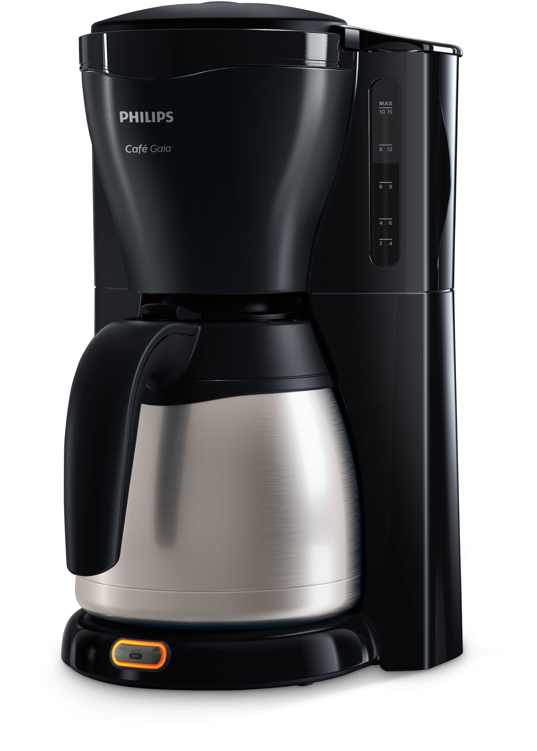 Philips Zwart koffiezetapparaat met thermische kan