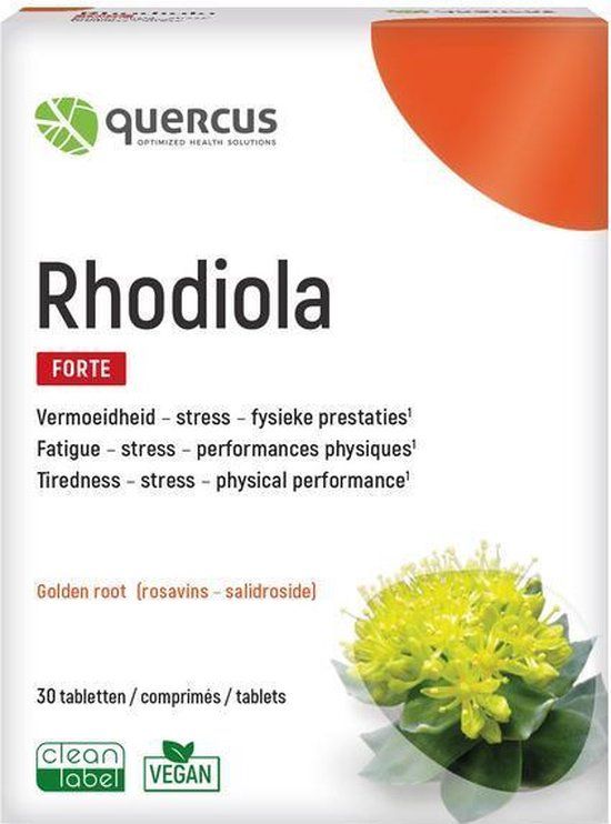 Quercus Rhodiola 30 tabletten