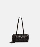 Liebeskind Berlin Faye Shiny Hobo Bag Deep Soil donkerbruin