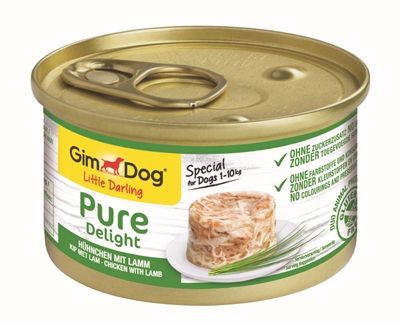 Gimdog little darling pure delight kip / lam hondenvoer 85 gr