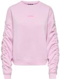 Only Trui Onlsweat L/s Ruched Crew Swt 15382073 Winsome Orichd/pink Studi Dames Maat - L