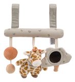 Sterntaler 6602528 hangend babyspeelgoed, Meerkleurig, Katoen, Polyester, Jongen/meisje, Kinderwagen, Ingebouwde spiegel, Kind, Machinaal wassen, 40 °C, 260 mm, 60 mm, 190 mm, 1 stuk(s)