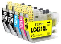 Brother Cartouches d'encre Pack économique - 2 Noir, 1 Cyan, 1 Jaune, 1 Magenta - Compatible avec DCP-J1050DW, MFC-J1010DW