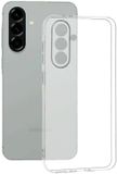 Techsuit Hoesje geschikt voor Samsung Galaxy A56 - Clear Silicone Back Cover - Transparant