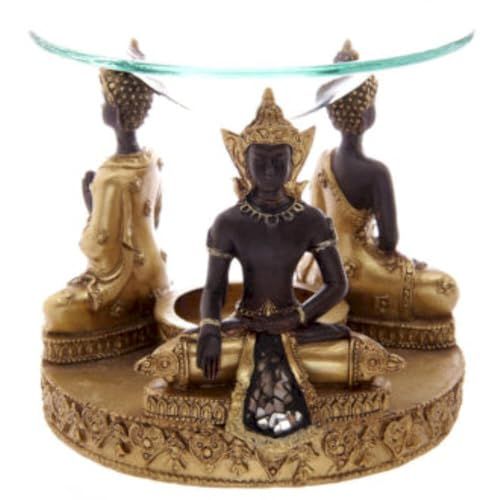 Puckator Thai Boeddha geurlamp met glasmozaïekeffect detail