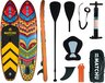 Matchu Sports - SUP board Deluxe - Stand up paddle board - 320x81x15 - Opblaasbaar - Premium kwaliteit