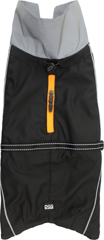 Regenjas DGS Acacia Regenjas - Hondenkleding - 51 cm Zwart