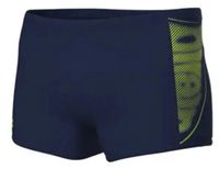 Arena Zwembroek Bright Glare Navy/Artic Lime Mannen Boxer Polyamide Koordsluiting UV-werend Lente/Zomer 2025