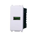 Elektronova Stopcontact USB Type-A 5V 2.1A oplader wit compatibel Vimar Plana oplader 2401