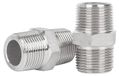Tuyaux filetés hexagonaux en acier inoxydable (lot de 2)