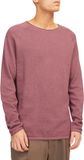 JACK & JONES Hill Knit Crew Neck Heren Trui - Roze Melange - Maat L