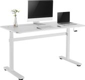 Ergo Office Zit-sta bureau 140x60cm Wit