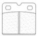 BRAKE CL BRAKES 2332S4 BRAKE PADS
