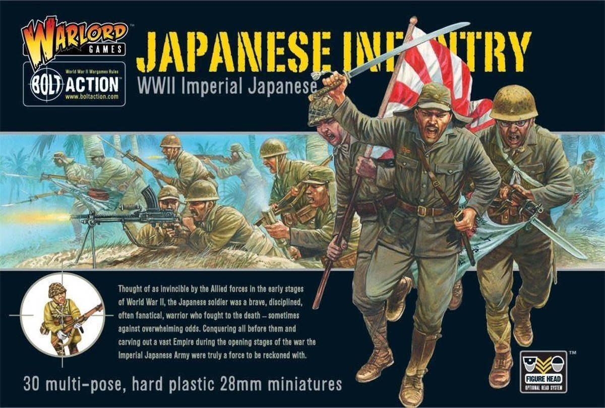 Warlord Games Bolt Actie Imperial Japanse Infanterie Plastic Boxed Set