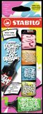 STABILO BOSS MINI - Markeerstift - Etui Met 6 Kleuren