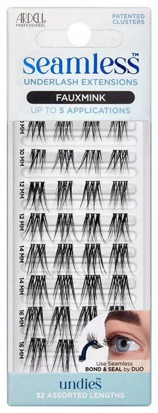Ardell Seamless Clusters met welving Zwart