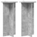 Vidaxl Support de plante 2 pc gris béton 40 x 40 x 80 cm