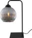 LIGHT HOME LH RIFFLE tafellamp, zwart, grafietkleurige bolvormige lampenkap, fitting E27