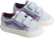 Vans Old Skool V Sneakers Junior Lichtblauw - Paars Suède Unisex Kinderen