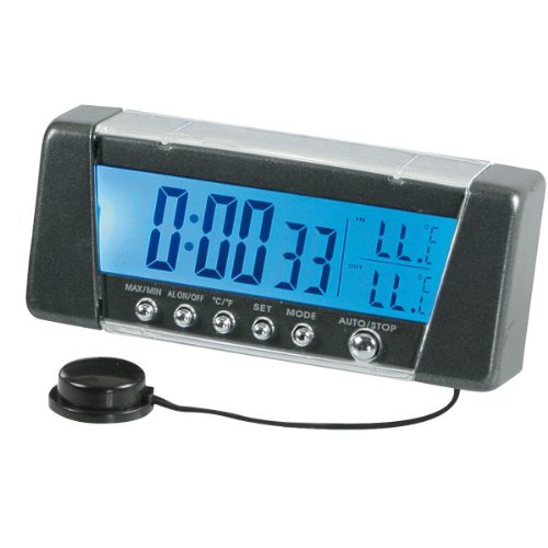 Pilot LA_86322 Digitale thermometer en klok, 7 kleuren