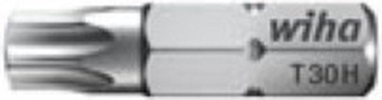 WIHA Wiha Bit Standard 25 mm TORX® Tamper Resistant (met boring) 1/4" T25H