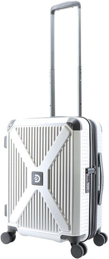 Discovery Crossroad Handbagage harde koffer / Trolley / Reiskoffer Small | Zilver
