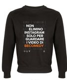 BeComedy Crewneck Sweatshirt Instagram Pullover Unisex - Volwassenen (1 stuk)