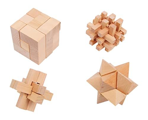 Small Foot Woody - Wooden Puzzle Game for Kids - Concentration Game - Ages 5+ - 2934