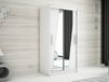 RHOMBO Armoire RHOMBO 2 portes coulissantes 120 cm blanc
