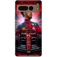 Maniacase Google Pixel 7 Pro Lewis Hamilton Ferrari officieel hoesje