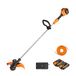 WORX Accu-grastrimmer WG183E met 2x 2 Ah accu's en dubbele oplader