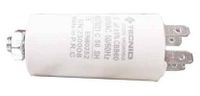 Aanzetcondensator voor elektrische motoren, 450V, capaciteit: 40µF, 4-pins / M8