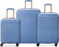 DELSEY PARIS Freestyle 4 Double Rolls Trolley L / M / S L Bleu Ciel Bleu Clair 74cm