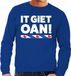 Bellatio Decorations Shoppartners Bv Blauwe trui / sweater Friesland vlag - It Giet Oan - heren - Fryslan - elfstedentocht XXL