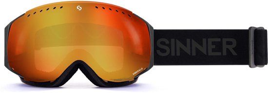 SINNER EMERALD Matte Black Unisex Ski Goggles - One Size