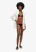 Superdry Klassiek elastisch bikinibroekje Dames Zwart