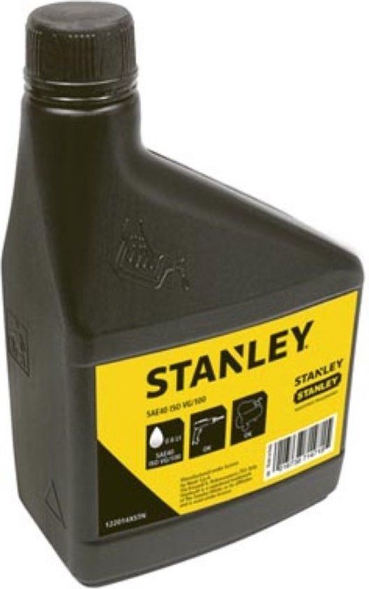 Stanley Olie voor gereedschap en compressoren - 0,6 l - SAE40 ISO VG100