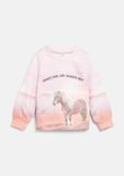 s.Oliver Sweatshirt met all-over-print - Roze - Kinderen