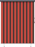 vidaXL Rolgordijn Oranje en Bruin 200 x 250 cm Stof en Aluminium