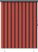 vidaXL Rolgordijn Oranje en Bruin 200 x 250 cm Stof en Aluminium