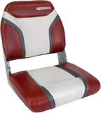 Waterside R+B B.V. Waterside Captain Deluxe Boatseat | Rood/Wit | Bootstoel