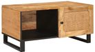 vidaXL Salontafel Naturel 80 x 50 x 40 cm Massief Mango Hout