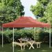 Prolenta Maison Exclusive Partytentdak, 4x3 meter, terracotta-rood, 270 g/m²
