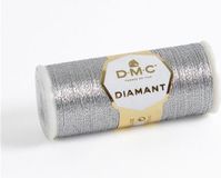 DMC Borduurgaren Diamant Metallic D415 Zilver
