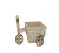 FGF IMPORT EXPORT Plantenhouder van natuurlijk hout fiets 25 x 14 x 19, zoals afgebeeld