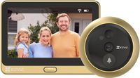 Merkloos / Sans marque Wan GmbH Draadloze Deurspion Camera met 1080P, Ingebouwde Deurbel en 4,3 Inch Monitor