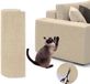 Bol Tapis griffoir pour Chat - Planche griffoir découpable DIY - 30 x 30 cm - Kaki